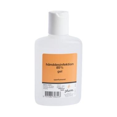 Plum hånddesinfektion Gel 85% med ethanol 24x150 ml flaske med snaplåg