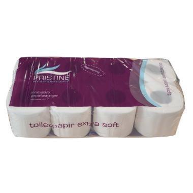 Toiletpapir Pristine Extra Soft 2-lag 33,75 m Nyfiber